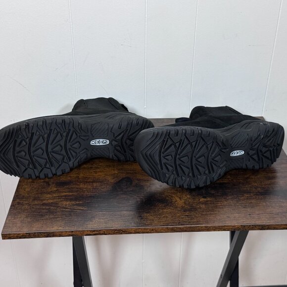 Brand new KEEN Greta Chelsea II Waterproof boots in Black/Black — NWT and box - Picture 9 of 9